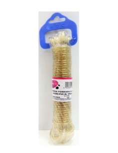 CUERDA FORRADA 04MM ACERO-PVC BL VIVAH 10 MT
