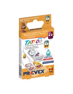 Tiras adhesivas infantiles efecto tattoo 16 uds