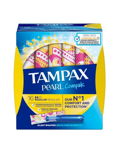 Tampon pearl regular 16 uds