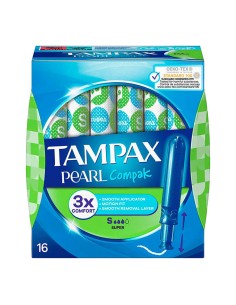 Tampon pearl super 16 uds