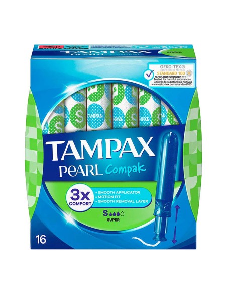 Tampon pearl super 16 uds