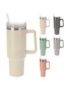 Taza termo de viaje 1200 ml colores surtidos