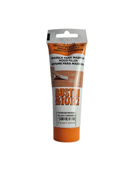 Masilla reparadora para madera color blanco 120 g