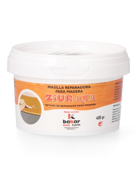 Masilla reparadora para madera color blanco 400 g