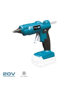 Pistola termofusible 20 v barra de silicona de ø11 mm