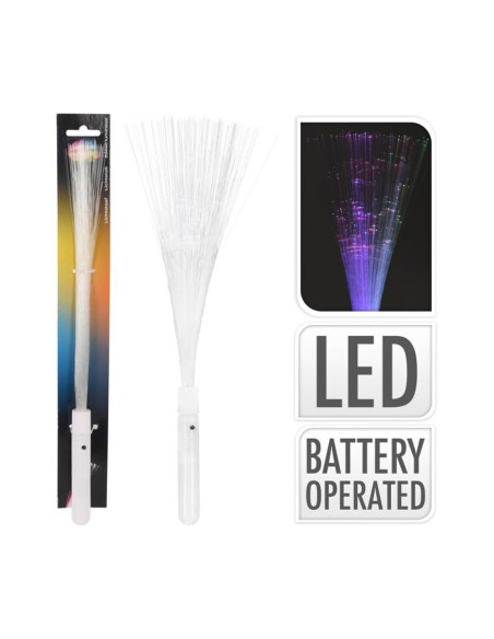 Espigas led de fibra óptica, a pilas