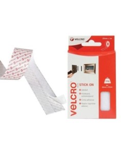 CINTA ADH 20MM 1MT BL STICK ON MARCA VELCRO®
