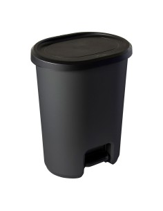 Cubo con pedal lynea greenloop gris antracita 27 l