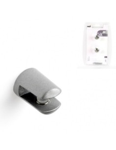 PORTAESTANTE SOP 1B 3 6MM VITRI CLIP FIJO CR-MT REI 2 PZ