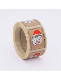 Etiquetas adhesivas navidad, 250 unidades, 45 x 35 mm