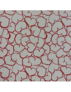 Papel de regalo corazones, 70 cm x 40 m