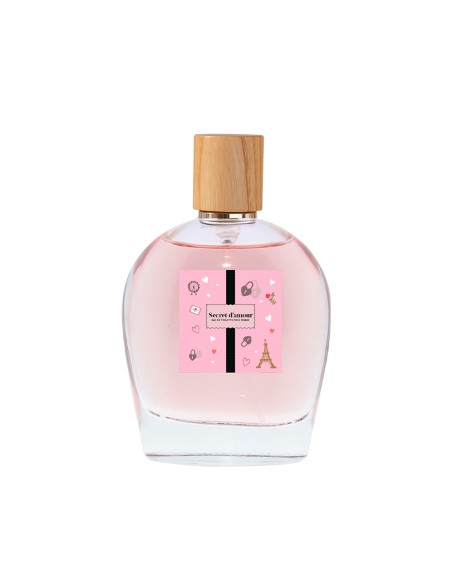 Tester 100 ml, eau de toilette secret d'amour señora. gratis por la compra de 4 unid. de la fragancia correspondiente al tester