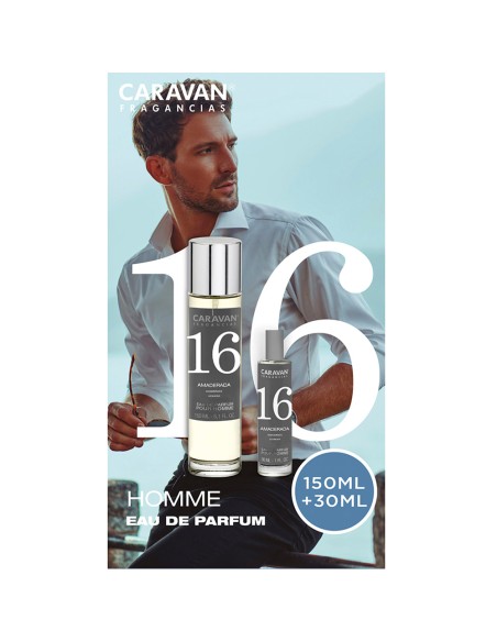 Estuche eau de parfum caravan n 16, 150 + 30 ml señor