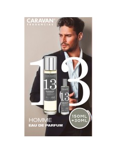 Estuche eau de parfum caravan n 13, 150 + 30 ml señor