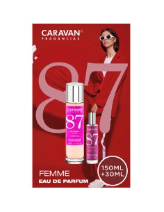Estuche eau de parfum caravan n 87, 150 + 30 ml señora