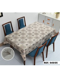 Rollo mantel conter silver, 1,40 x 20 m