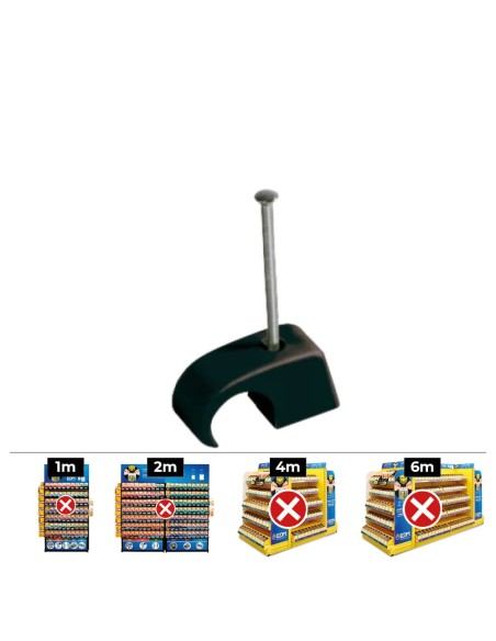 Plastigrap multidiámetro mplg ø4 - 5 - 6 mm, negro, caja 200 uds