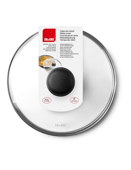 Tapa de cristal, ø30 cm