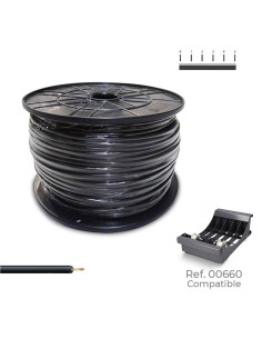 Cablecillo h07z1-k 2,50 mm negro, 400 m. ( bobina mediana )