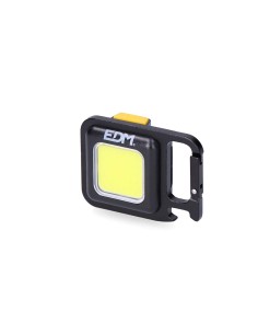 Linterna llavero multifuncional cob 6 w, medida 45 x 21,5 x 62 mm