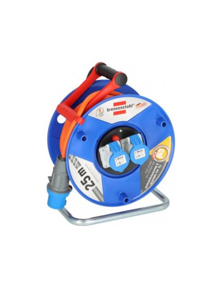 Enrollacables 25 m 3 g 2,50 mm 2 tomas cee 230v / 16a ip44