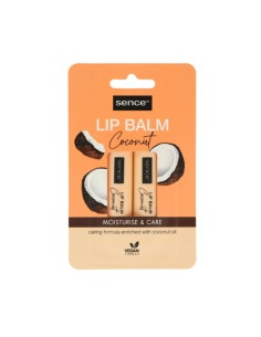 Balsamo labial coco, 2 uds
