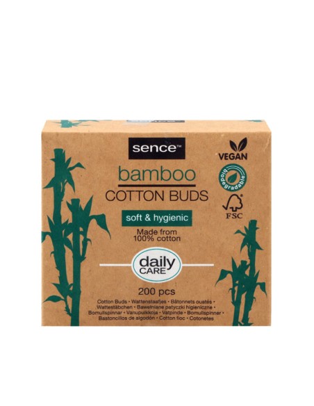 Bastoncillos bambú, 200 uds