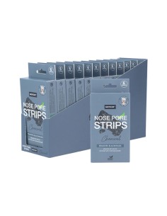 Tiras limpia poros carbón, 6 uds