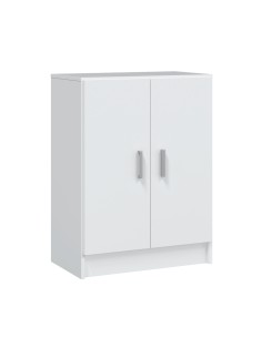 Armario multiusos 2 puertas blanco