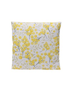 Cojín cuadrado poliéster estampado, exterior, 45 x 45 x 8 cm