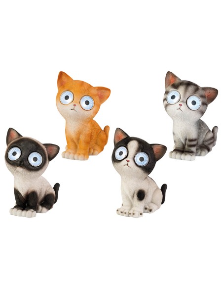 Gato luz solar, modelos variados