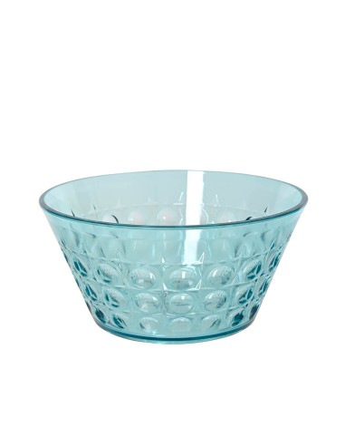 Cuenco azul redondo diseño de bolas ø 15 cm