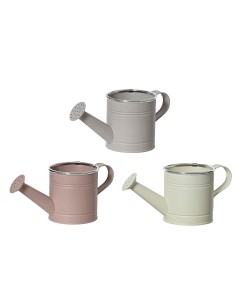 Regadera zinc, mate, 10 x 23 x 10,5 cm, colores surtidos