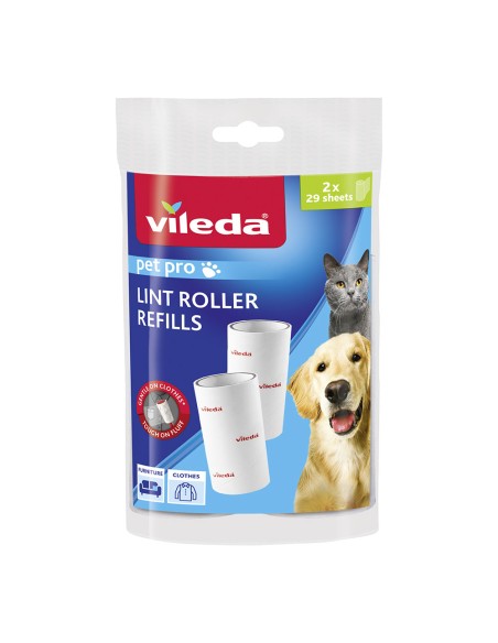 Recambio rodillo quitapelusas pet pro. 2 x 29 hojas