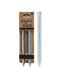 Piquetas angulares para tienda de campaña, 10 uds