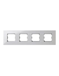 Marco cuadruple serie 27 play blanco