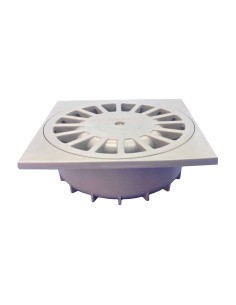 Sumidero pvc sifonico vertical t-88, 105 x 105 x 44 mm / ø40 mm