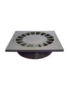 Sumidero pvc sifonico vertical t-88, 150 x 150 x 56,5 mm / ø75 - 50 mm