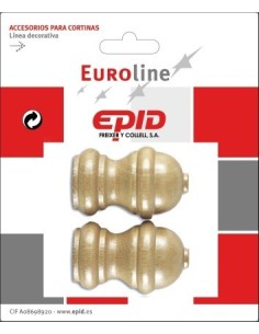 TERMINAL BARRA CORT 19MM MAD NAT EPID