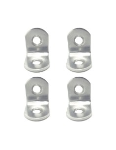 Ángulo refuerzo an24, acero inoxidable, 20 x 20 x 16 mm. 4 unidades