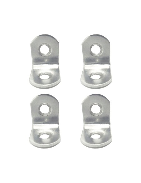 Ángulo refuerzo an24, acero inoxidable, 20 x 20 x 16 mm. 4 unidades