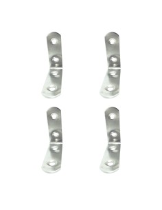 Ángulo refuerzo an24, acero inoxidable, 50 x 50 x 16 mm. 4 unidades