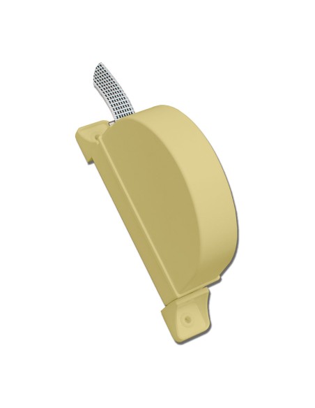 Recogedor exterior abatible pr02 18 mm marfil, 175 x 32 x 120 mm