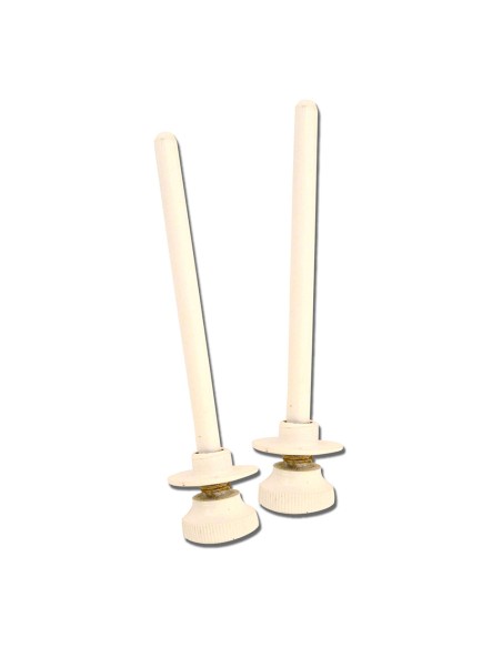 Seguro persiana pr09 blanco, 120 x 25 x 8 mm