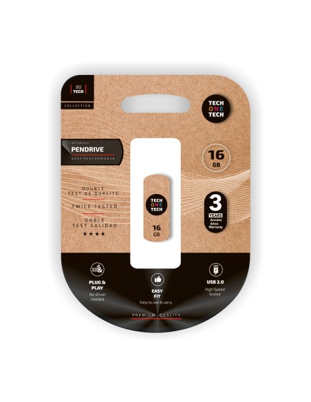 Memoria usb pro smart cliptech pendrive 16 gb tipo a