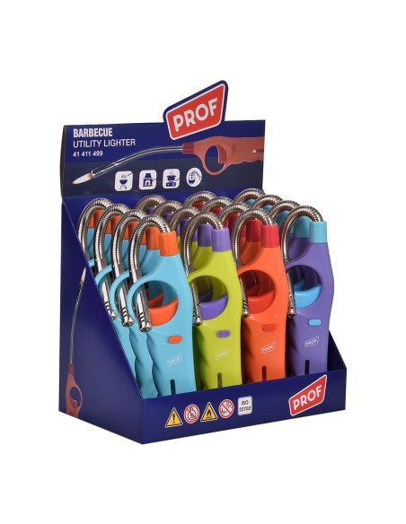 Encendedor electrónico recargable, flexible, colores surtidos