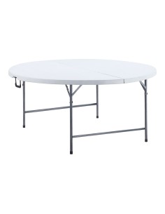 Mesa redonda plegable, 180 x 74 cm