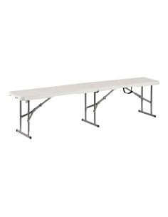 Banco plegable, 183 x 28 x 43 cm