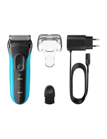 Afeitadora electrica recargable serie 3 proskin azul 600 w