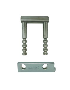 Candado ballesta cn12 con 3 llaves tubulares